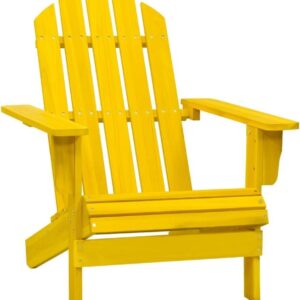Emaga Krzesło Ogrodowe Adirondack Lite Drewno Jodłowe Żółte