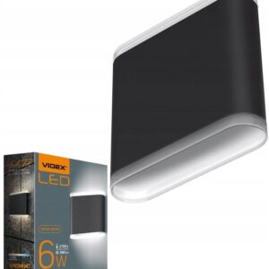 Videx Lampa Led Architektoniczna Ip54 Ar06 6W 2700K Cz (VLAR06062B)